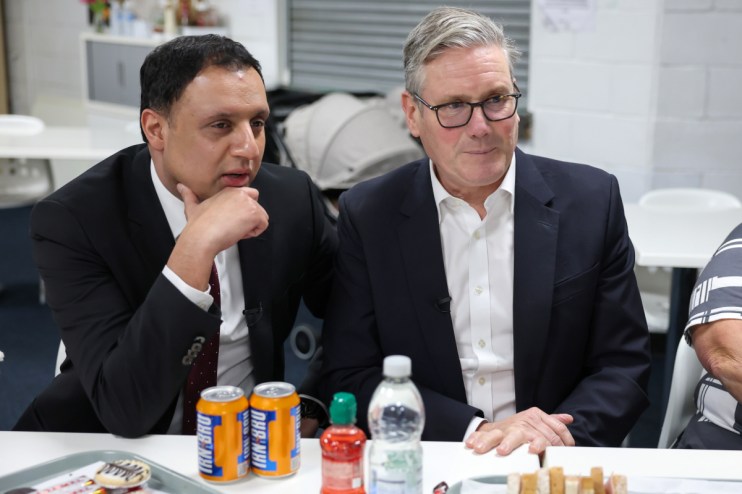 Keir Starmer and Anas Sarwar.