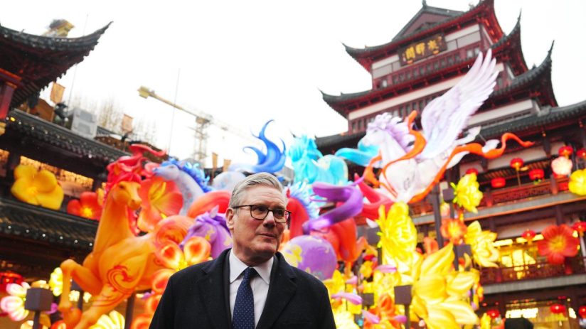 Keir Starmer meets Chinese officials in Beijing discussing diplomatic relations and trade opportunities.