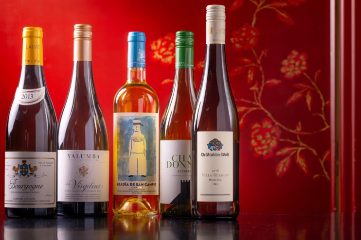 Hakkasan restaurant wine selection showcasing premium bottles elegantly displayed for fine dining experience