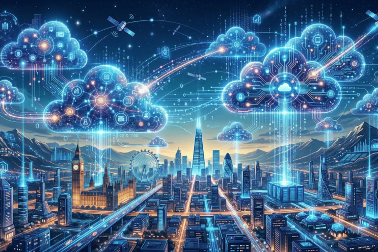 Cloud software technology in London office by Gemini, showcasing innovative solutions and digital transformation trends.