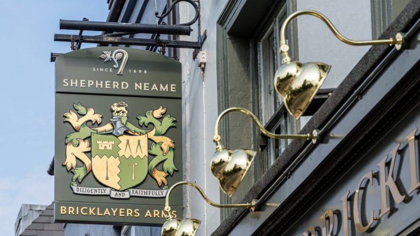 The Bricklayers Arms showcases a modern design after a &pound;350,000 renovation, highlighting its contemporary aesthetic and o...