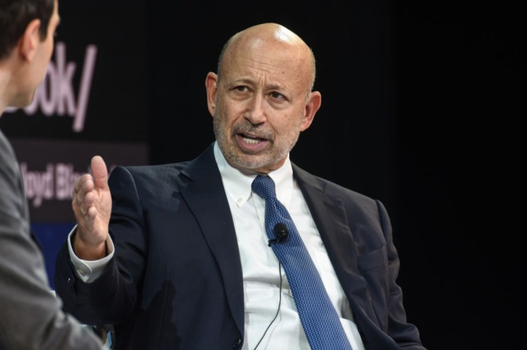 Lloyd Blankfein, former Goldman Sachs CEO, speaking on current financial trends at a business conference.