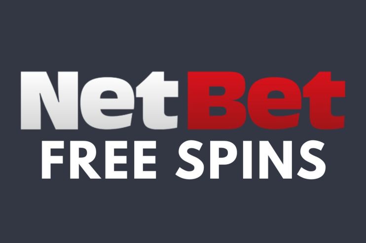 NetBet casino interface showcasing free spins promotion with vibrant graphics and bonus offer highlights