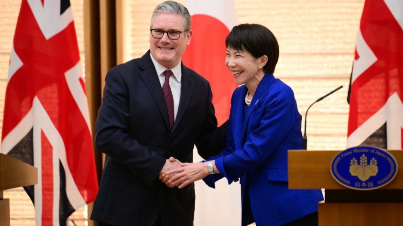 UK and Japan leaders discuss bilateral trade agreements at a high-level government meeting in London.