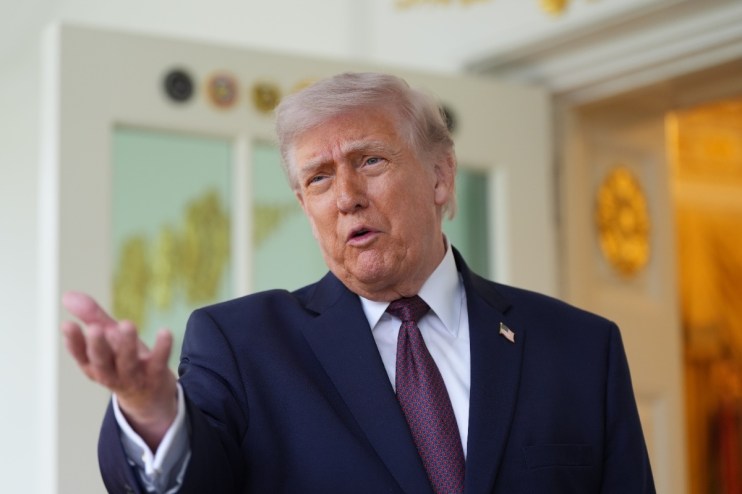 Donald Trump at Pennsylvania CPA event, addressing financial policies to an audience of accounting professionals