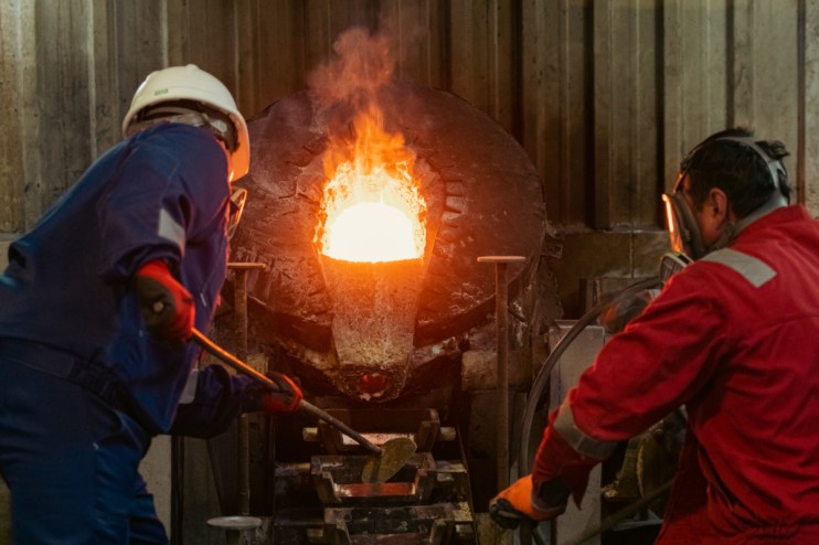 Anglo Asian smelter facility showcasing industrial infrastructure and machinery in a business news context