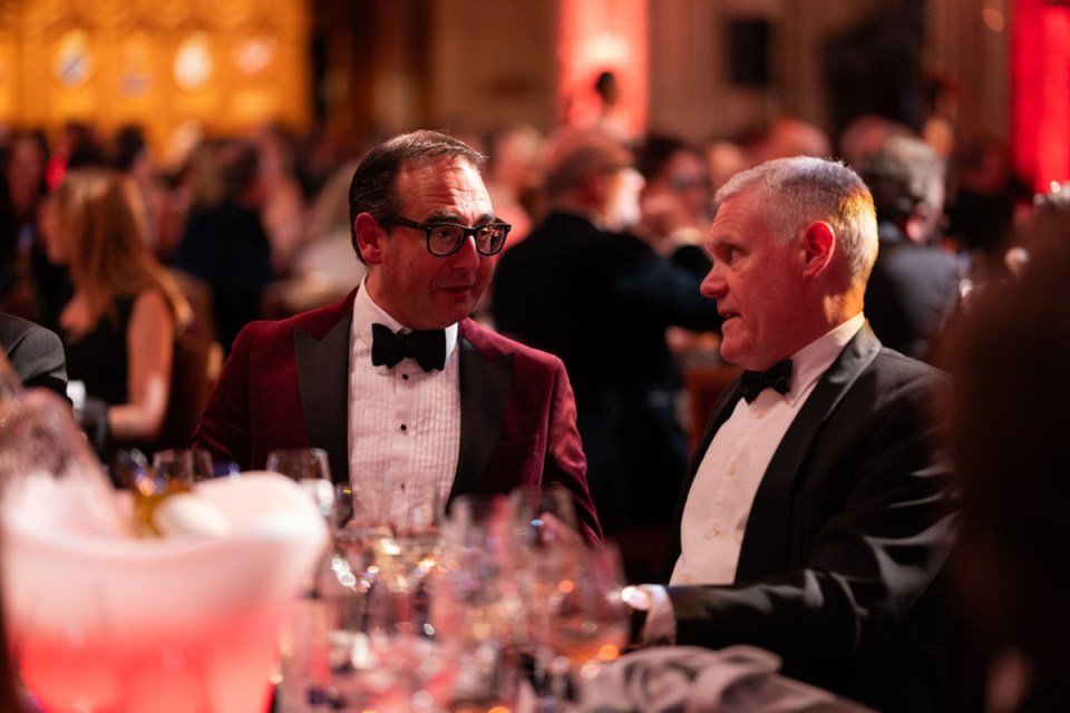 Ian King receiving Morning Wire Award at prestigious business event