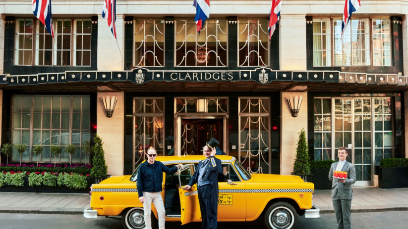 Dante Claridges new restaurant interior showcasing modern decor and vibrant ambiance in a bustling city setting