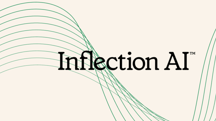 Inflection AI logo and branding elements representing cutting-edge artificial intelligence technology advancements
