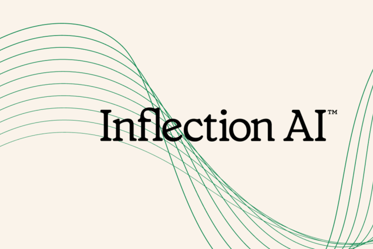 Inflection AI logo and branding elements representing cutting-edge artificial intelligence technology advancements