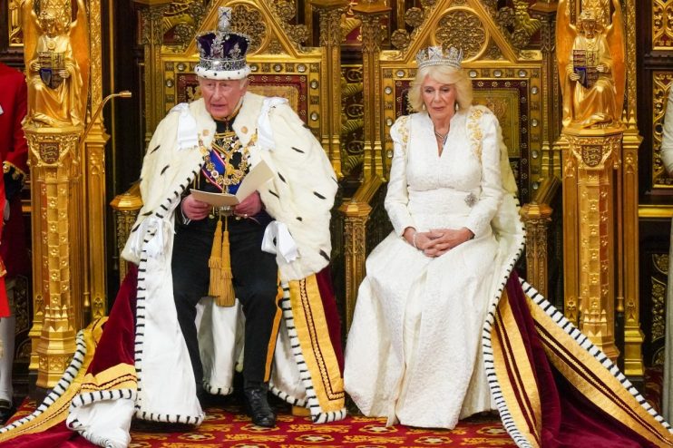 King delivers powerful speech at 2026 summit, addressing global challenges and future strategies, captured in formal setting.