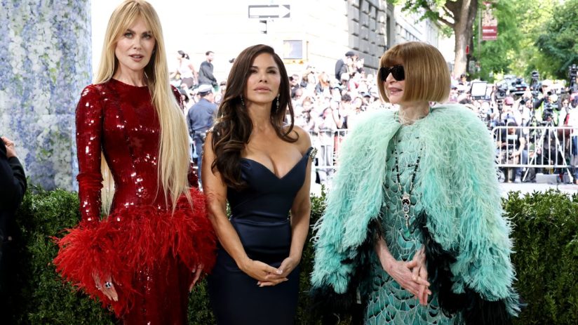 Lauren Sanchez dazzles in an elegant gown at the Met Gala 2026, capturing attention with her stunning red carpet presence.