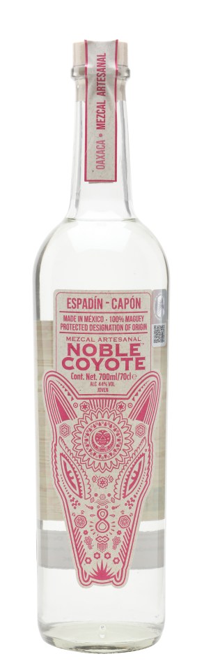 Mezcal NOB2 bottle with artisanal label design, highlighting the unique craftsmanship and tradition of Mexican mezcal prod...