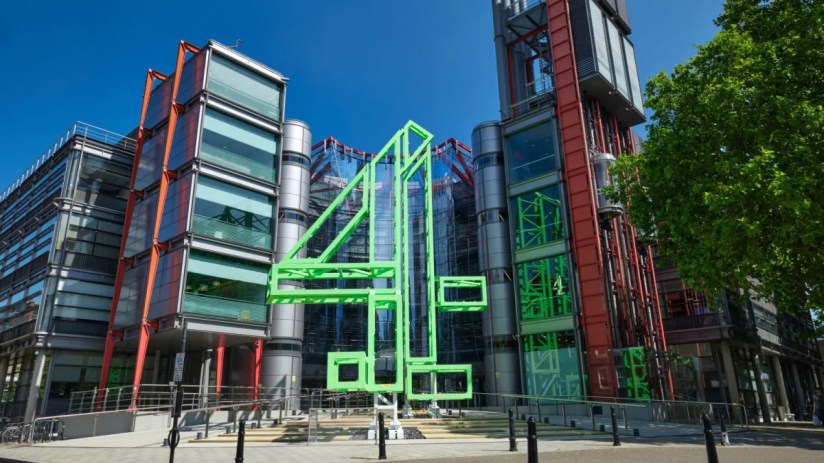 Channel 4 headquarters at Horseferry Road, London, showcasing modern architecture and urban surroundings