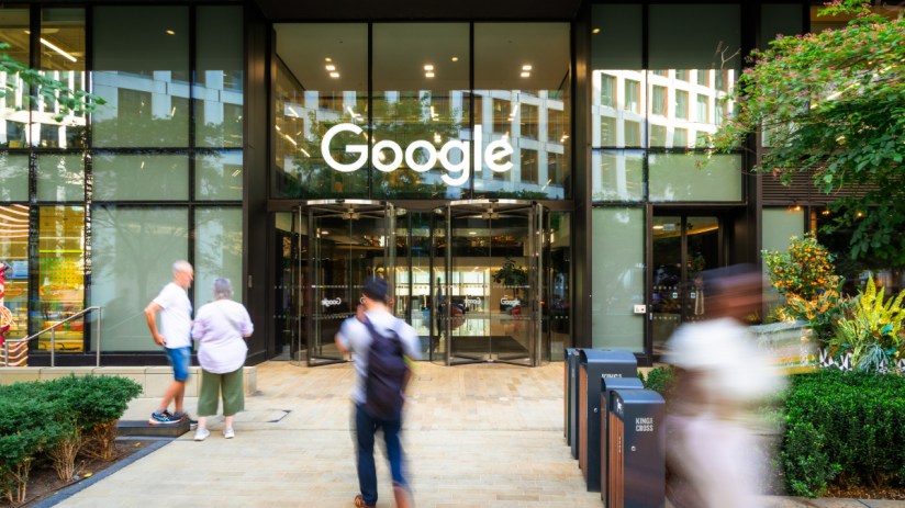 Googles modern Kings Cross headquarters showcasing innovative architecture in Londons dynamic tech district
