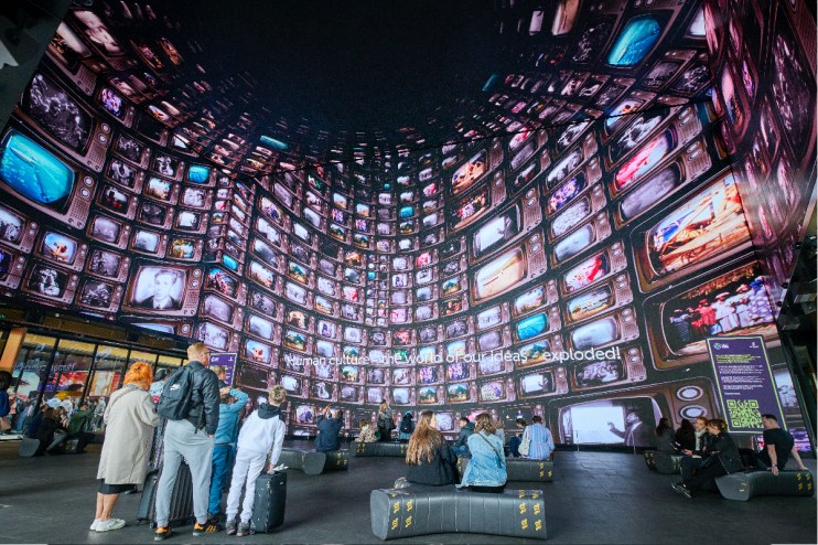 David Attenborough presents new show at Outernet venue, highlighting global environmental issues and wildlife conservation.