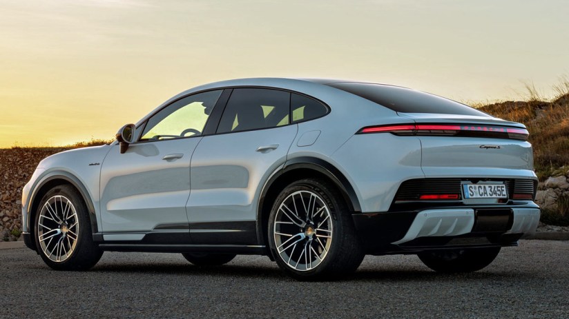 Porsche Cayenne showcasing sleek design and advanced features in a dynamic city setting