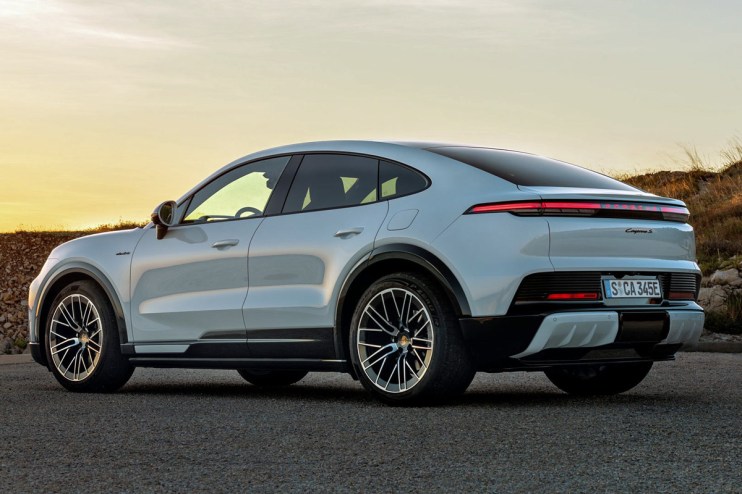 Porsche Cayenne showcasing sleek design and advanced features in a dynamic city setting