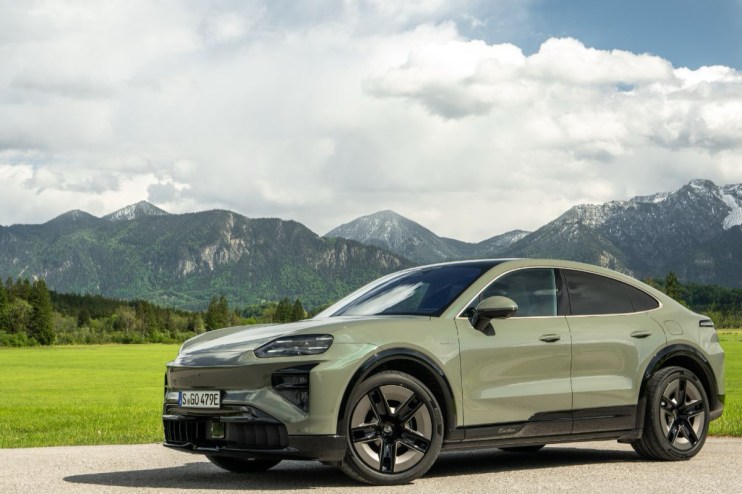 Porsche Cayenne SUV in sleek design on display, highlighting luxury features and modern automotive elegance