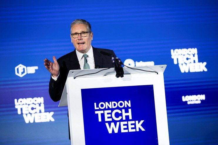 Keir Starmer speaks at London Tech Week