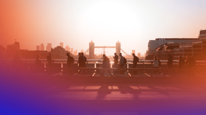 UK initiative to manage AI expansion, showcasing technology control measures in urban settings