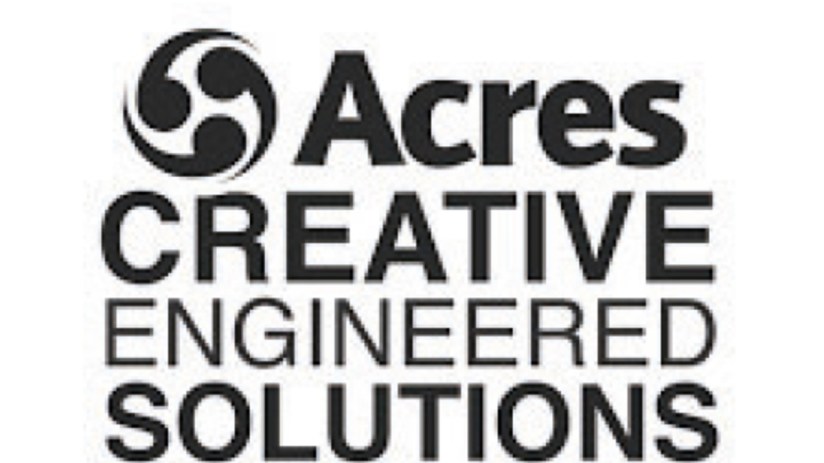 Acres logo with sleek design on a business news website, representing innovation and growth in the industry.