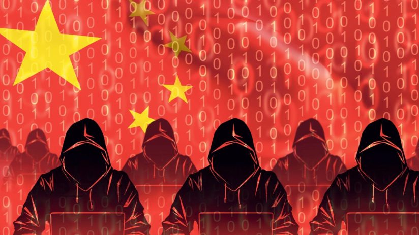 LinkedIn interface displaying profiles linked to Chinese espionage investigation, highlighting cyber security threats.
