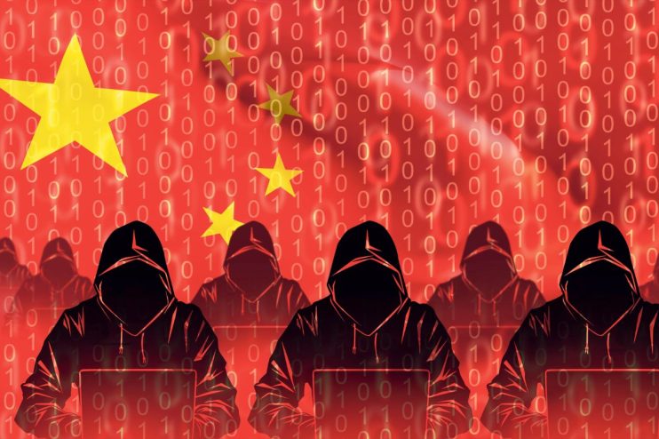 LinkedIn interface displaying profiles linked to Chinese espionage investigation, highlighting cyber security threats.