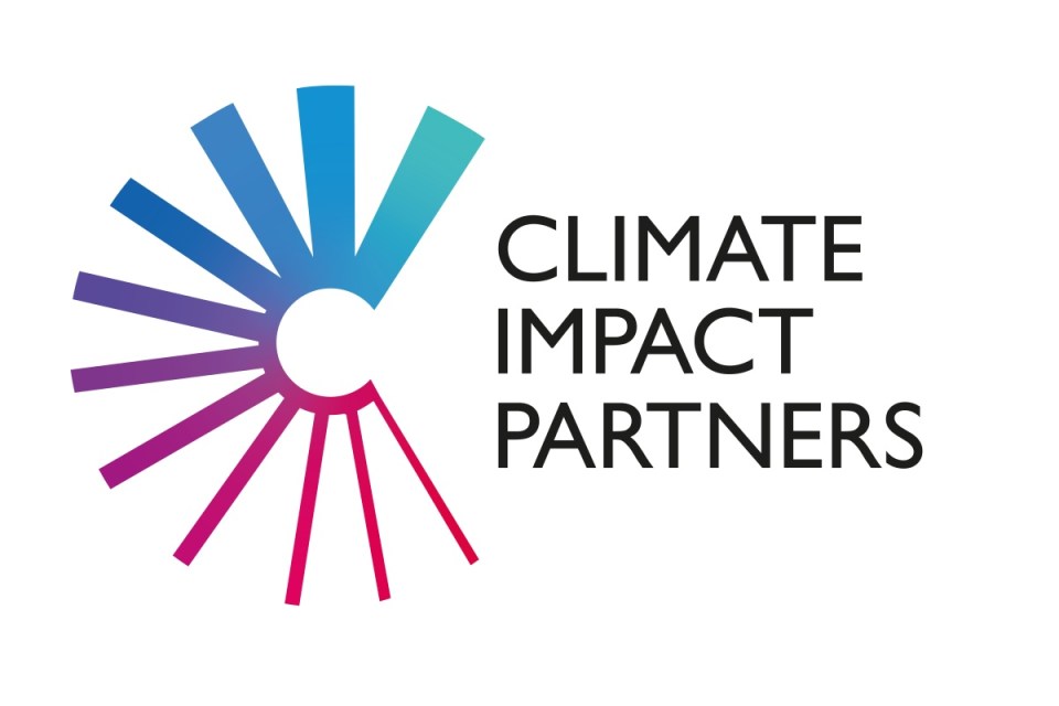 Climate Impact Partners logo on a digital platform, symbolizing collaboration for sustainable environmental solutions