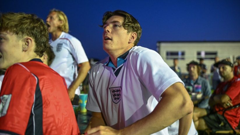 Football Fans Watch England V Ghana In The 2026 FIFA World Cup