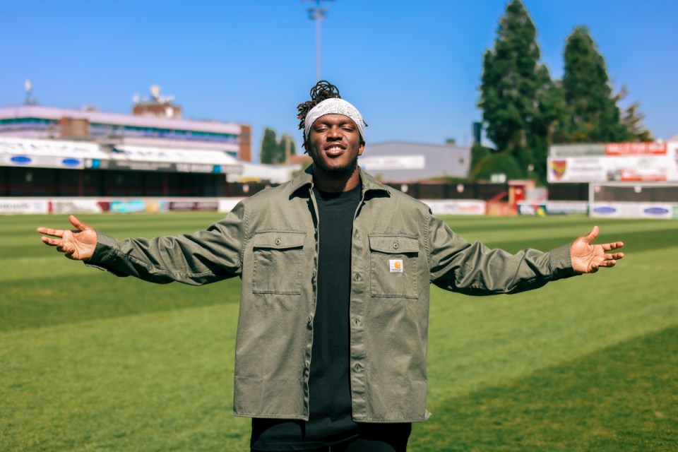 KSI visits Dagenham, engaging with fans and discussing future projects during a lively community event.