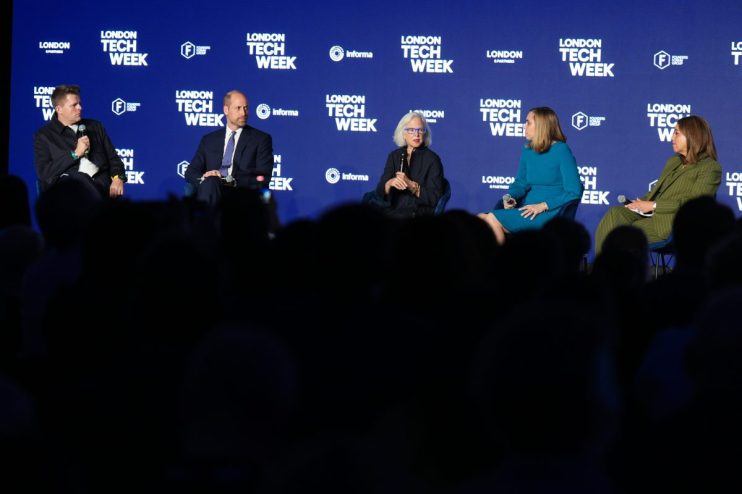 Experts discuss innovation at London Tech Week 2026 panel with diverse tech leaders engaging in insightful dialogue.