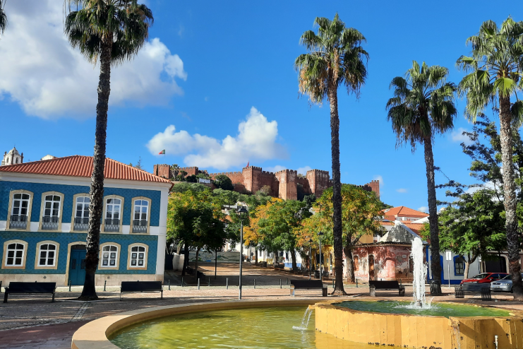 Scenic view of Algarves stunning coastline with golden beaches and clear blue waters, perfect for Portugal holiday escapes