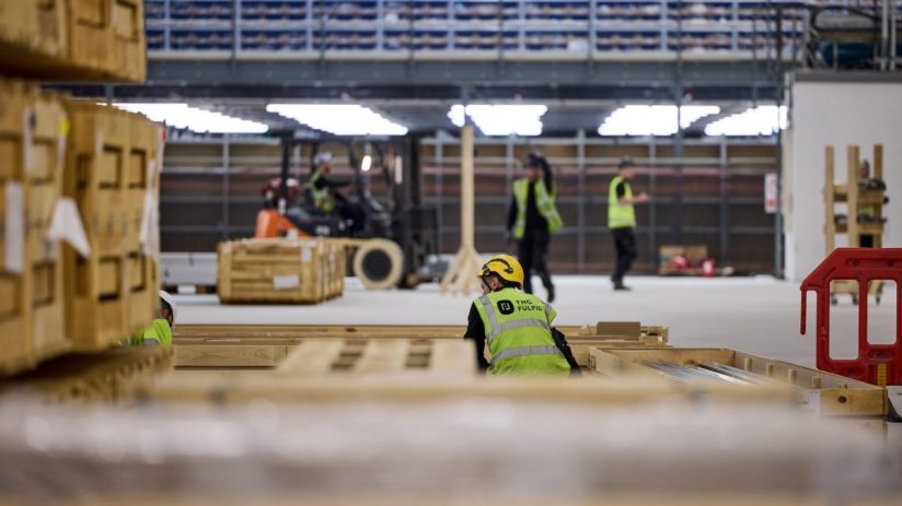 THG Fulfil and Footasylum partnership showcasing efficient logistics solutions in a modern warehouse setting
