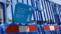 Thames Water infrastructure with pipes and valves, highlighting water management in urban areas amidst ongoing utility dis...