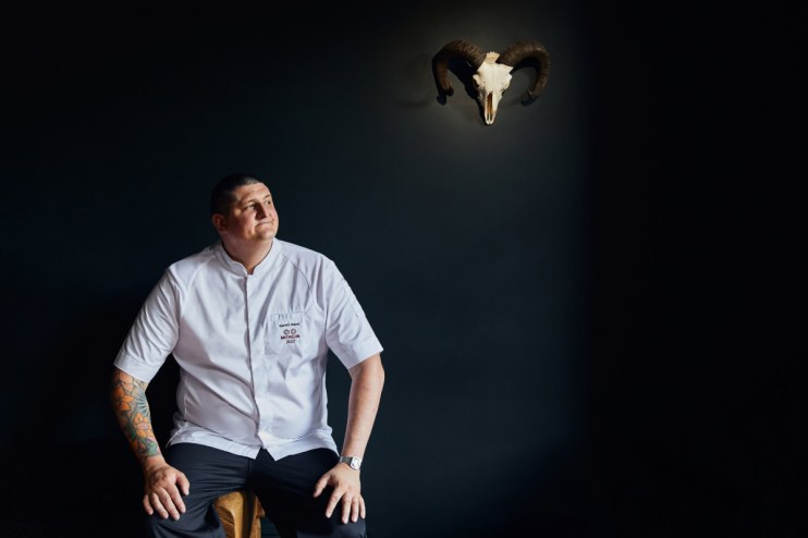 Gareth Ward at Ynyshir restaurant, showcasing culinary excellence, credited to Lafont Hospitality.
