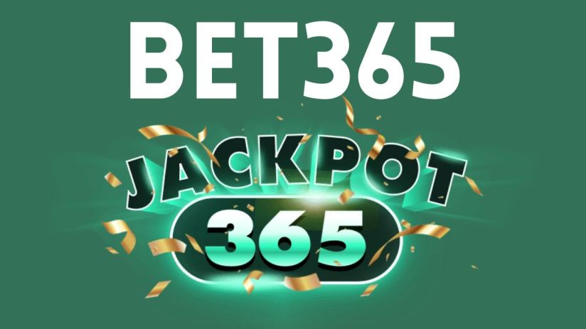 bet365 Jackpot365 promotional banner with jackpot amount, vibrant graphics, and actionable call-to-action for users