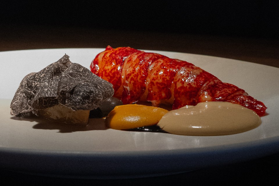 Elegant Ikoyi dish featuring vibrant West African ingredients with modern presentation, highlighting culinary innovation.