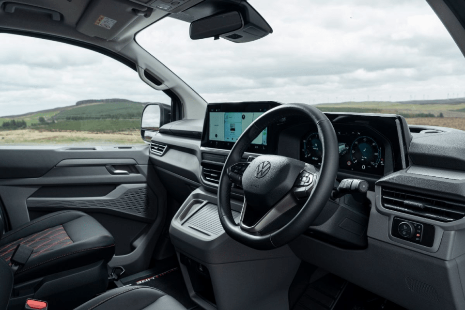 Tim Pitt drives the 2026 VW Transporter Sportline, a versatile van or people carrier with a dash of hot hatch style