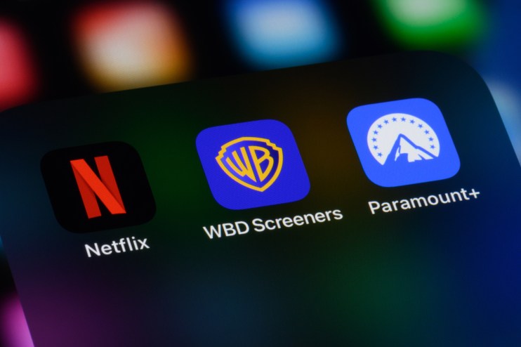 Paramount, Netflix, Warner logos; media giants intensifying streaming competition and strategic industry shifts