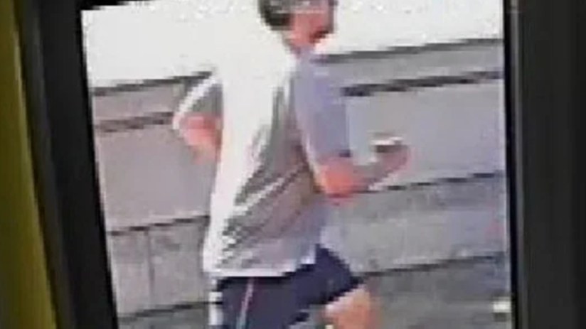 Person pushing another individual off a Putney bridge, capturing the infamous incident known as the Putney Pusher事件