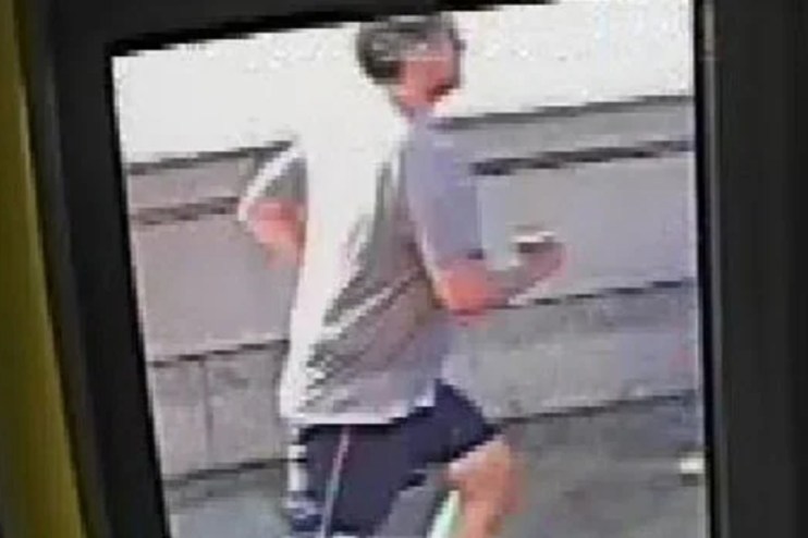 Person pushing another individual off a Putney bridge, capturing the infamous incident known as the Putney Pusher事件