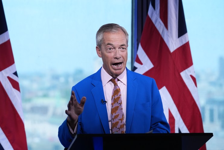Nigel Farage is furious