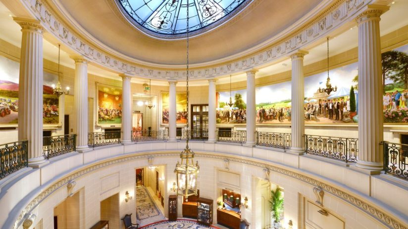 Royal Automobile Club in London showcasing its historic architecture and luxurious ambiance, catering to elite members.
