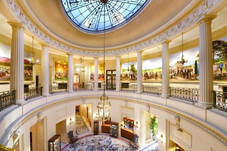 Royal Automobile Club in London showcasing its historic architecture and luxurious ambiance, catering to elite members.