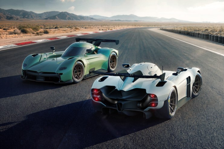 McMurtry Sp&eacute;irling track hero showcasing sleek design and performance on a racing circuit.