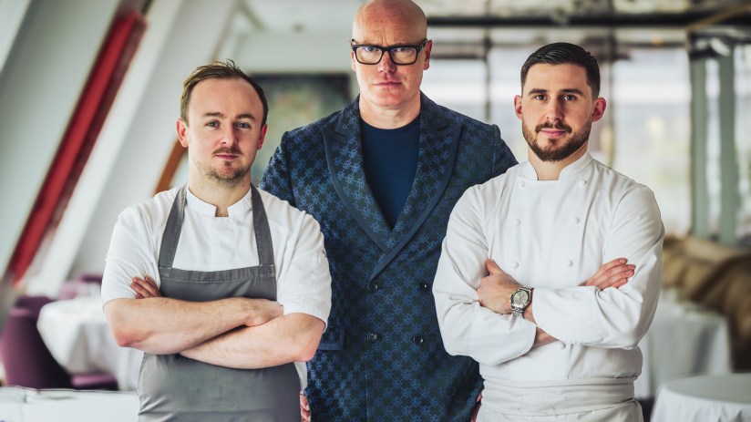 Craig Johnston, Martin Williams, and Pierre Minotti, culinary and hospitality leaders.