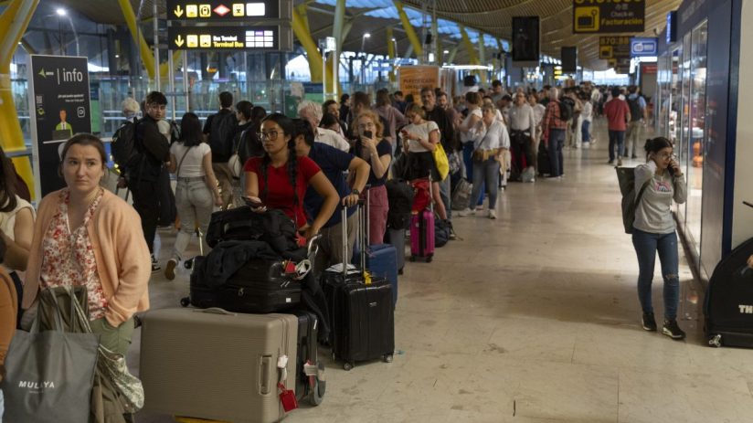 Airport delays in Spain