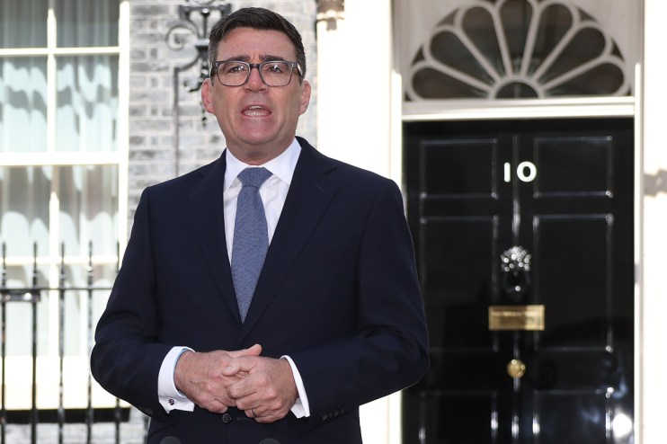 Andy Burnham Downing Street