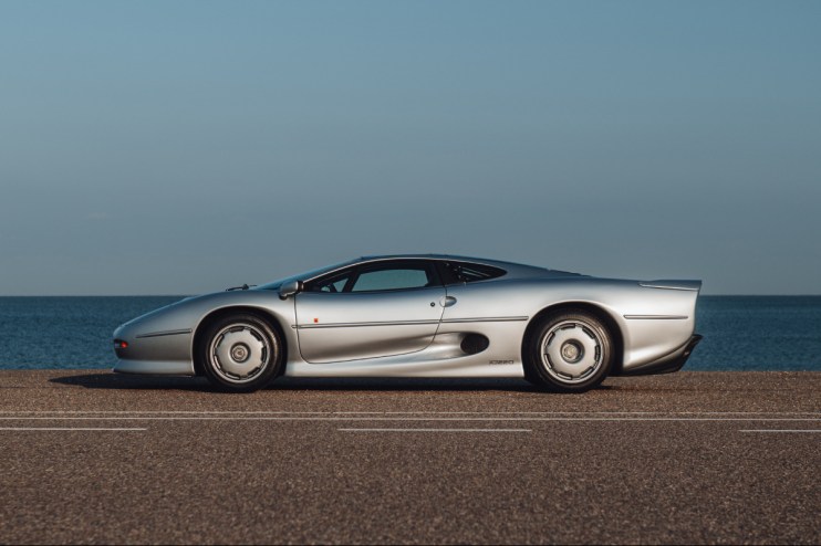 Jaguar XJ220 supercar, front view, parked outdoors, news article image